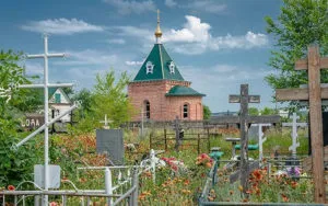 Кладбище в поселке Красный Текстильщик