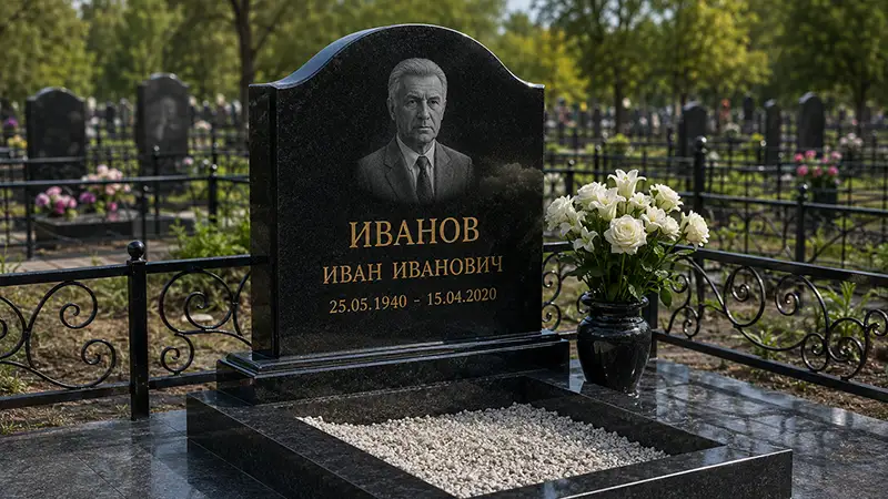 Памятники и надгробные плиты